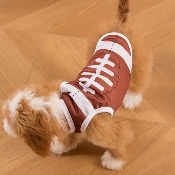 Football Dog clothing- Brown and White choose one NWT - Picture 7 of 7